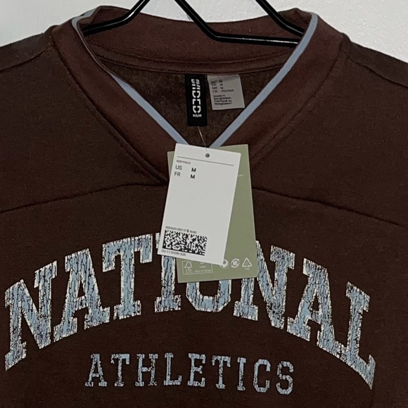 H&M Cropped Brown Crewneck - Picture 5 of 5